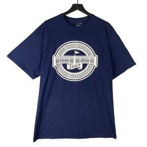 New York Yankees 2009 World‎ Series Champions Blue T-Shirt Unisex 2XL MLB